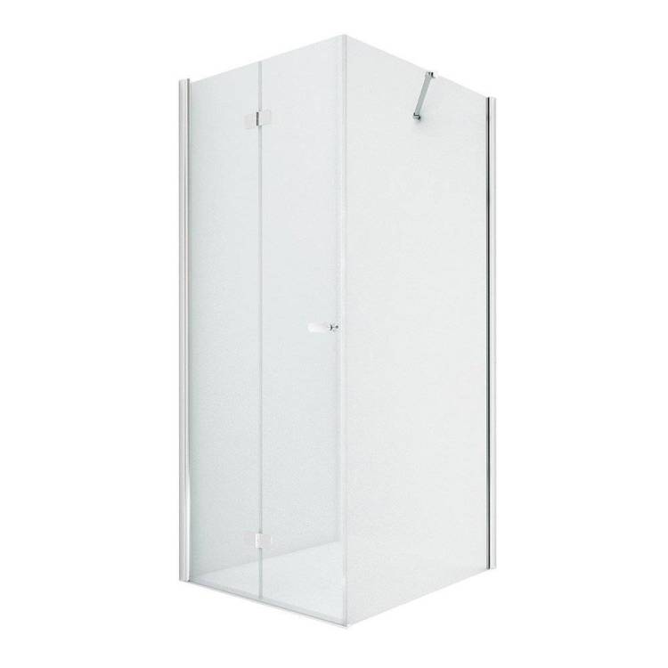 Душевое ограждение NEW TRENDY NEW SOLEO складные двери L 80x110x195 D-0148A/D-0150B (хром)