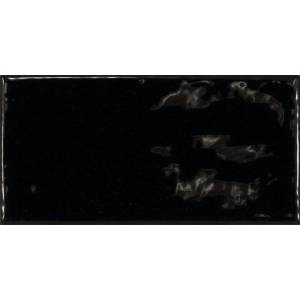 Керамическая плитка Equipe Cottage 21946 Black Gloss 7.5x15