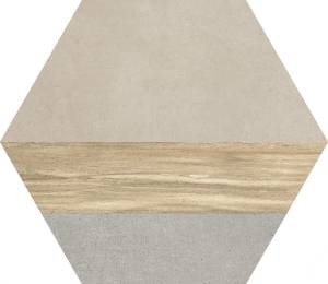 Керамогранит Ape Ceramica Work A034001 Hexawork Mix 21x18.2