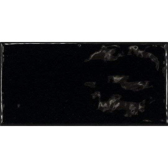 Керамическая плитка Equipe Cottage 21946 Black Gloss 7.5x15