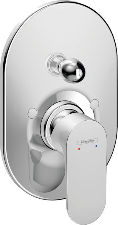 Смеситель для ванны с душем Hansgrohe Rebris S 72448000 С ВНУТРЕННЕЙ ЧАСТЬЮ, хром