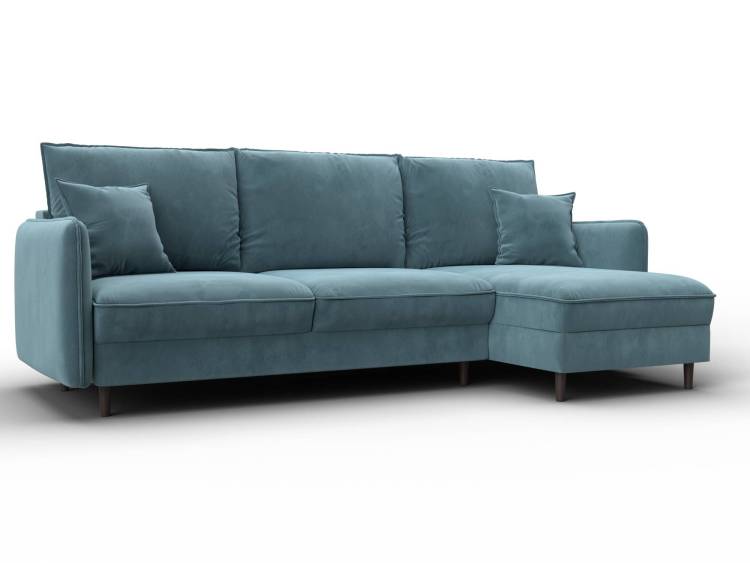 Диван угловой Лига Диванов Лига-064 134770 Бирюзовый