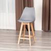 Стул барный Tetchair Tulip Bar (mod. C1014H-1) 21242 Grey (серый) 92717/натуральный 42x47.5x104 фото 11