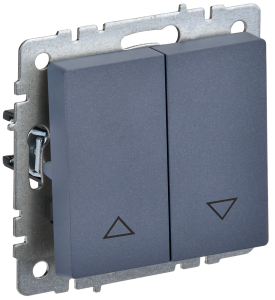 Выключатель жалюзи IEK Brite BR-V15-0-10-K35 маренго