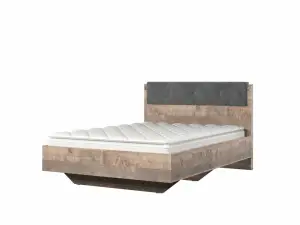 Кровать НК-Мебель Hugo Дуб Гранж 72504916 140х200