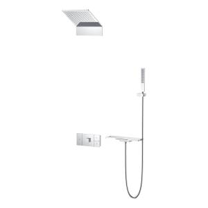 Душевой комплект Vincea VSFW-2F11TCH хром, встраиваемый, с термостатом