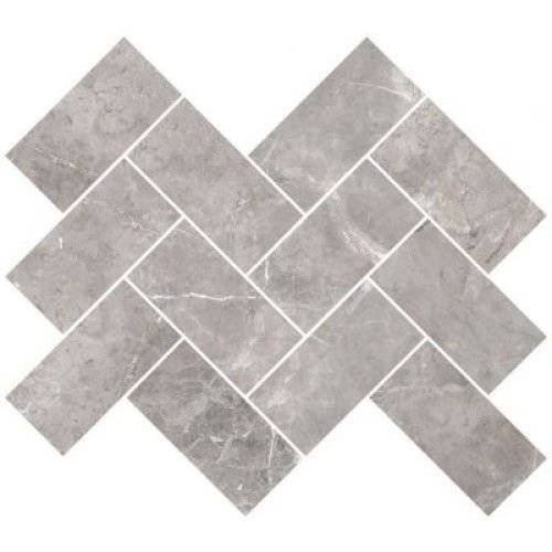 Мозаика Vitra Marmori K9465718LPR1VTE0 Шеврон Холодный Греж (5x10) 31.5x28