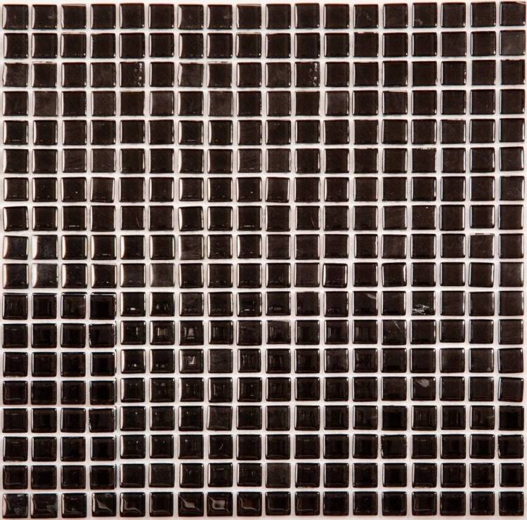 Мозаика NSmosaic Crystal series JH-401(М) стекло (15x15x4) 305x305 (мелкая черная)