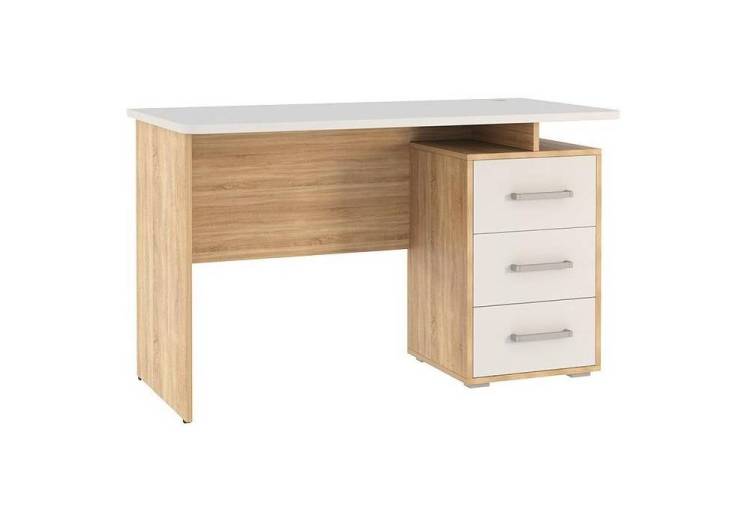 Стол компьютерный Woodville Лайт-2 282651 дуб сонома/белый 60x120x75
