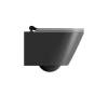 Чаша для подвесного унитаза GSI Kube X 941626 безободковая, черный матовый фото 2
