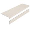 Ступень Staro L Porcelain Step Basaltina Cream AS с подступенником 32x120