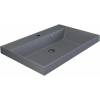 Раковина Uperwood Classic Quartz 291030004 серая матовая, бетон, 70x45 фото 2