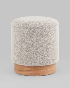 Пуф Stool Group Холли XS 21B810BCB-S BCB-2 букле бежевый