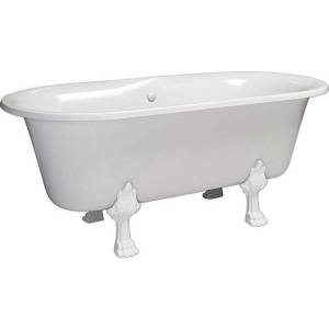 Ванна из искусственного камня Фэма Феррара 2 170x80 с белыми ножками