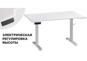 Стол компьютерный Notta Маркос 578485 белый/шагрень белая 140x80x75