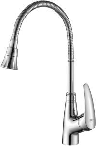 Смеситель для кухни Lemark Linara LM0413C с гибким изливом