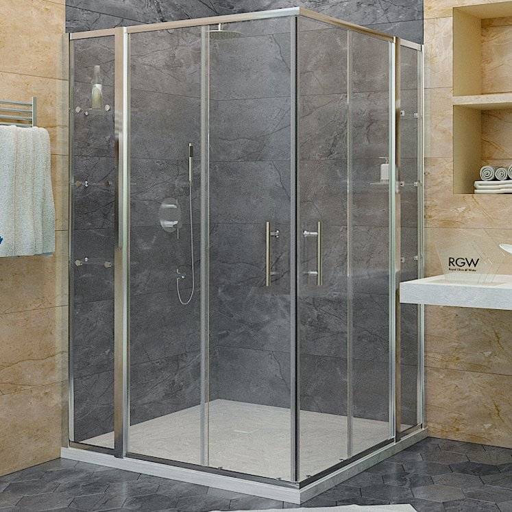 Душевой уголок RGW Hotel HO-312 130x130 см с полками