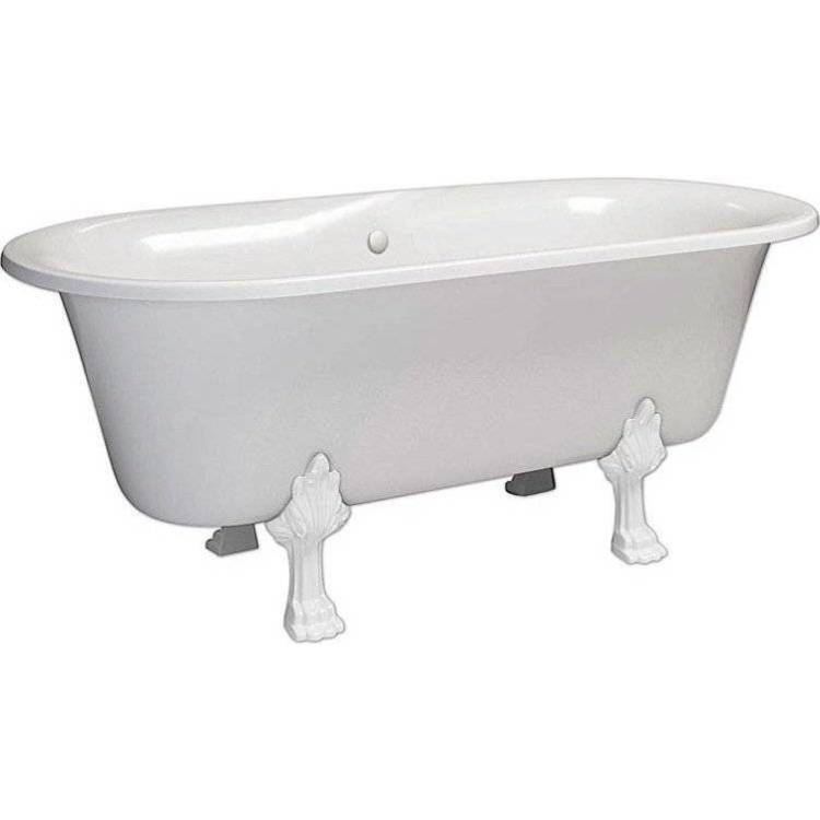 Ванна из искусственного камня Фэма Феррара 2 170x80 с белыми ножками