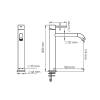 Смеситель для раковины Wasserkraft Niers (Нирс) 3003HBN никель фото 3