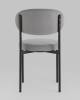 Набор из 4 стульев Stool Group Бриф SN AV 477-C83-9005-K X4 серый, велюр фото 5