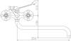 Смеситель для ванны с душем Haiba HB2619-3 фото 2