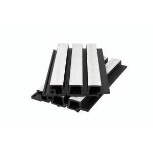 Фасадная панель Polivan Group Nusadua 3D Co-Extrusion Mix White ДПК брусковая 3600x165x33