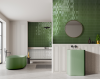 Декор Monopole Melody Royal Green Gold Decor 20x20 фото 5