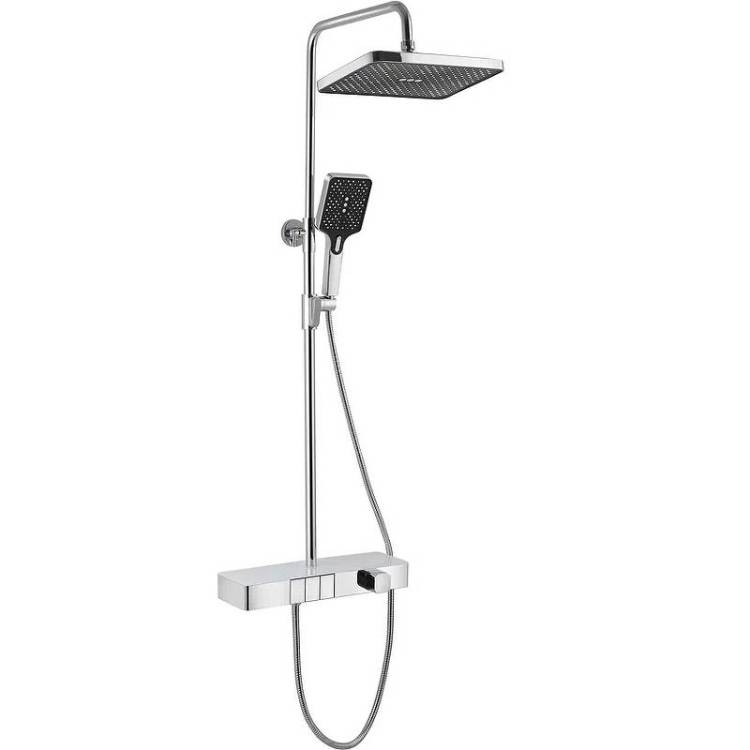 Душевая стойка beWash BV0MMSS6151 со смесителем, хром