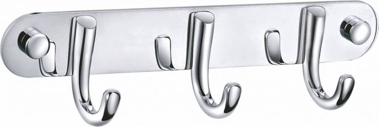 Вешалка Wonzon & Woghand WW-9384-3 с 3 крючками, хром