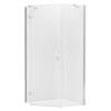 Душевое ограждение NEW TRENDY NEW AZURA R (L) 100x80x195 K-0564 (хром)