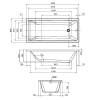 Каркас для ванны AM.PM Gem W93A-180-080W-R Серый 180х80 см фото 2