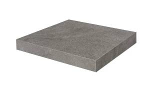 Ступень Kerama Marazzi Портленд KM8080G0051RGCA угловая клееная серый тёмный матовый обрезной 33x33