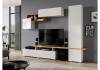 Стенка в гостиную Woodville Руфе НМ-001 508997 гладкий, дуб крафт золотой, белый гладкий глянцевый
