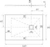 Поддон для душа Aquanet Pleasure ATS-140x90U-W с сифоном фото 10