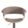 Стул барный Tetchair Vimta (mod.4021S) 21829 бежевый, натуральный, хром фото 6