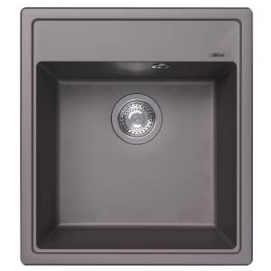 Мойка кухонная Abber Quarz AQ2901G серый, 51x46