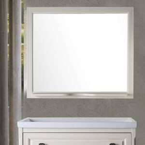 Зеркало ASB-Woodline Монте 100 бежевое, с полкой