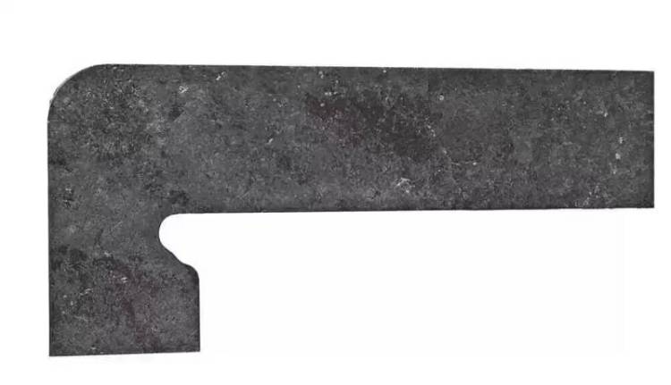 Плинтус Exagres Metalica Zanq. Basalt Izquierda левый 39.5x17.5