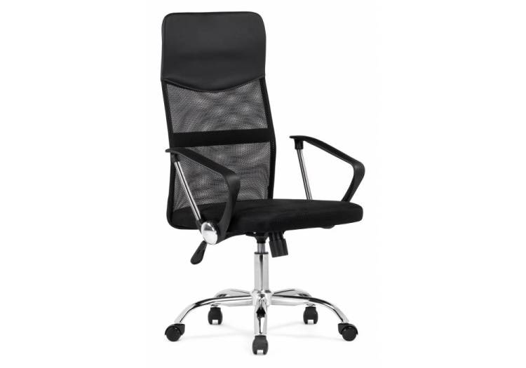 Кресло компьютерное Woodville Arano 1 15815 black, chrome