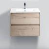 Тумба с раковиной BelBagno Kraft 70 rovere galifax bianco