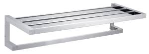 Полотенцедержатель Wonzon & Woghand WW-9581 с полкой, хром