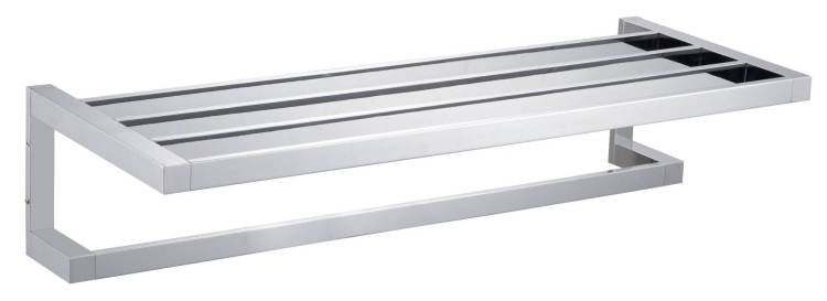 Полотенцедержатель Wonzon & Woghand WW-9581 с полкой, хром