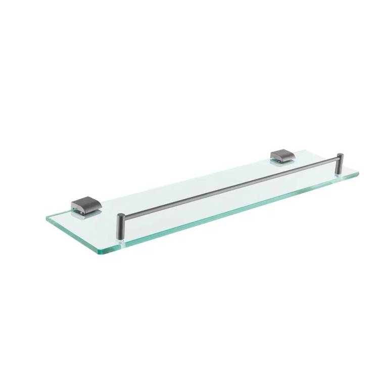 Полка Rose RG1719T стеклянная, пепельный
