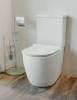 Чаша унитаза Creto Logan L1 1001-004-WF безободковая, белая, с сиденьем фото 3