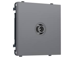 Комплект механизма TV розетки проходной Ambrella Volt Sigma MS873030 платиново-серый мягкое касание