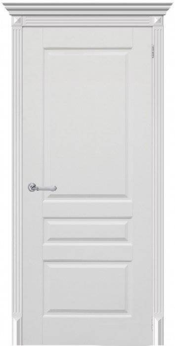 Межкомнатная дверь Verda эмаль Челси, глухая, белый 600x2000
