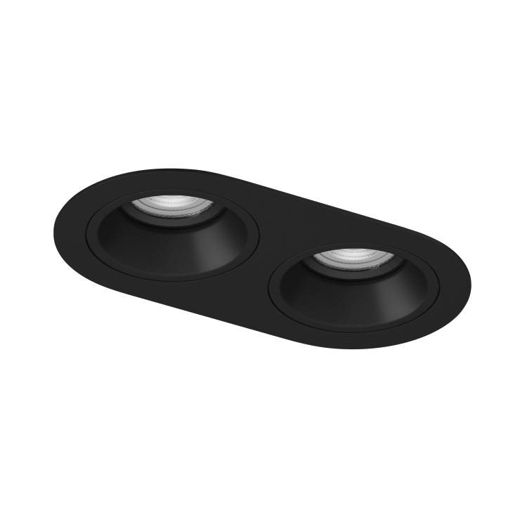 Встраиваемый светильник Lightstar Domino Round D6570707BMOD