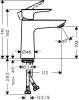 Смеситель для раковины Hansgrohe Talis E 71712990 полированное золото фото 3