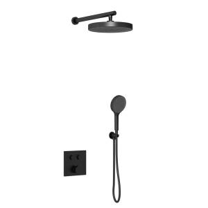 Душевой комплект Vincea Inspire VSFW-4I212RMB встраиваемый, двухрежимный, черный матовый