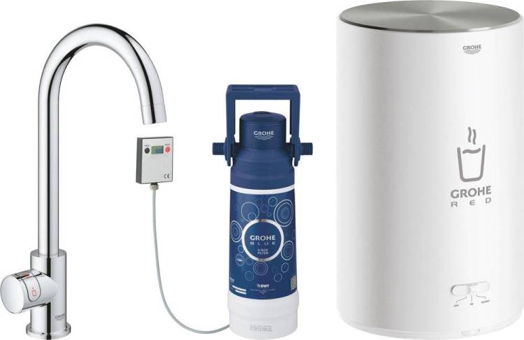 Смеситель для кухни Grohe Red II Mono 30085001 с водонагревателем